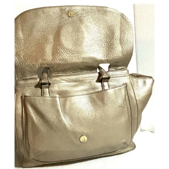 Gucci beige large leather handle handbag - Picture 4 of 11